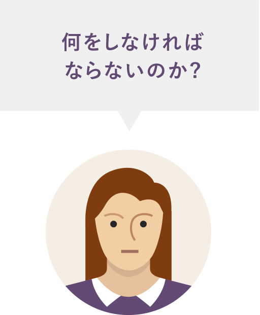 何をしなければならないのか?